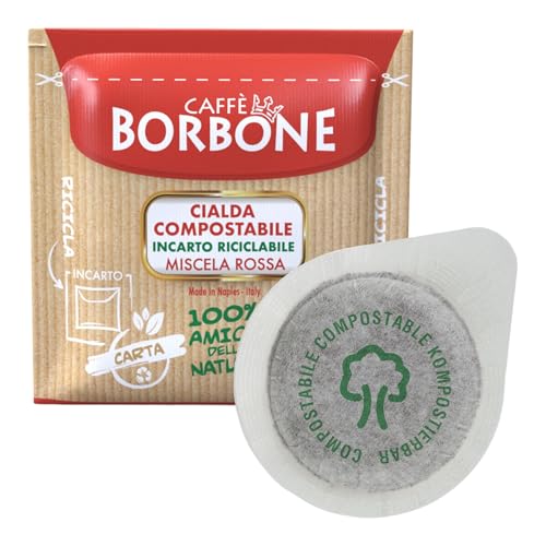 44 Cialde Caffè 44 mm Miscela Borbone Nero Pezzi 50 100 200 300 400 500