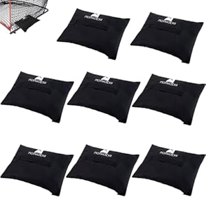 MOPHOEXII Sports Net Sandbags,All Sport Sandbags for Baseball Nets, Soccer Goals, Golf Nets, Football Nets, Hockey Nets,Weighted Anchor Bags