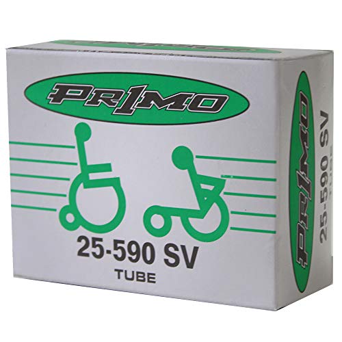 Kit 2 Câmaras Cadeira de Rodas Primo 25x1 (25-590) Válvula Americana Preto