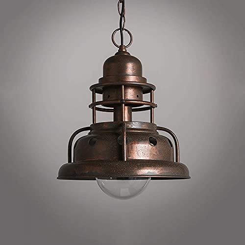 Petit lustre suspendu d'intérieur E27 style rétro nostalgie