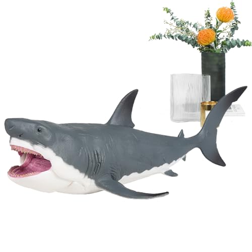 Statue de requin et figurine animale réaliste pour la décoration de salon