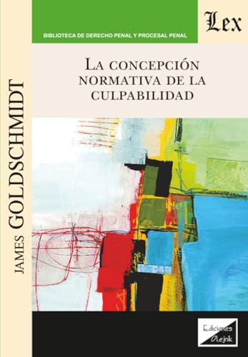 Portada de La Concepcion Normativa de la Culpabilidad