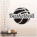 Pegatina De Pared Autoadhesiva Diy Pelota De Baloncesto Arte Mural Decoración Del Hogar Pegatinas De Vinilo Desmontables Decoración 59X39Cm