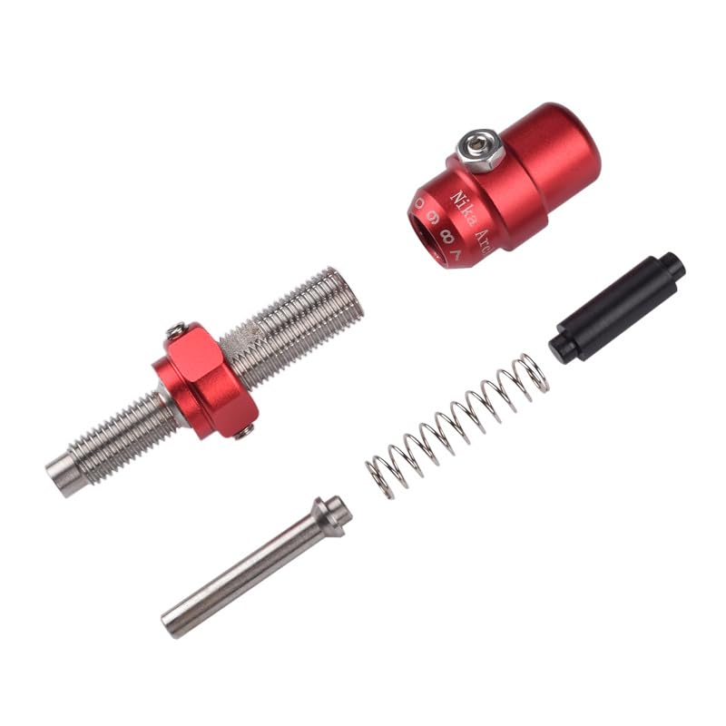 Couches de tir à l'arc Cushion Plunger Acier Inoxydable Bouton Plunger Réglable RH/LH pour Arc Recurve Sport Accessoires