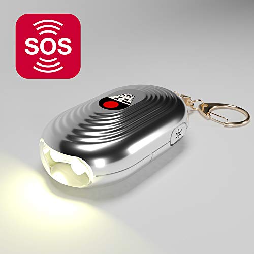 Alarm Keychain for Women - Siren Song Self Security 2 LED Device