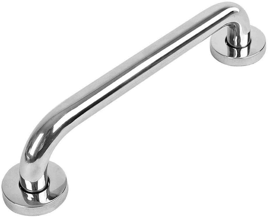 Barra de apoyo de seguridad, Barra de apoyo de baño de Acero inoxidable, 300/400/500 mm, pasamanos rectos de seguridad antideslizantes para baño con tornillos fijos/500 mm ()