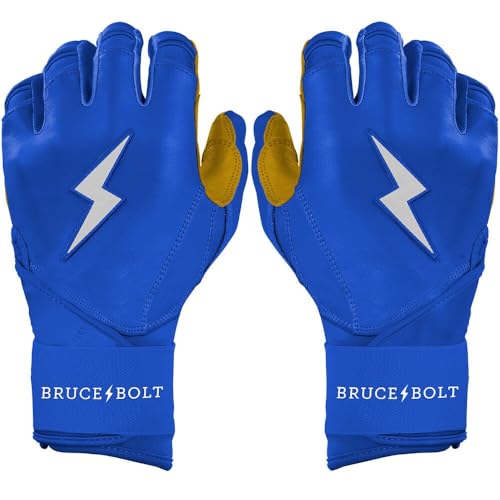 BRUCE BOLT Original Series Long Cuff Royal Batting Glove - Royal Large