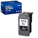 Cartuchos de Tinta Negra PG-575XL de Repuesto compatibles con Canon 575XL PG575 PG-575 XL Negro Cartuchos para Impresora Canon Pixma TS3550i TS3551i TR4750i TR4751i Impresora (1 Unidad)