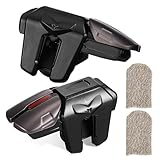 ibasenice Mobile Gaming Controller 6 Triggers mit Anti Rutsch Pad und Elastischem Clip 1 Paar Trigger 3 Paar Gaming Fingerhandschuhe