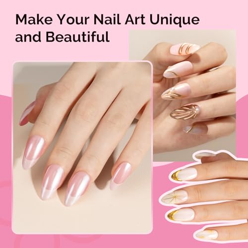 Set de 3 brochas para uñas de acrílico y 4 polvos para uñas miniatura 3