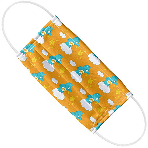 Popfunk Care Bears Wish Bear 1-Ply Reusable Face Mask Covering with Adjustable Nose Wire, Unisex