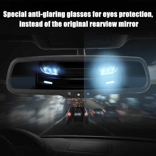 Monitor de espejo retrovisor que evita deslumbramientos al aparcar camiones 6