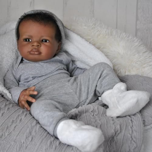 Muñeca Reborn Bebé Realista de 19 Pulgadas con Cuerpo Completo y Vinilo miniatura 2