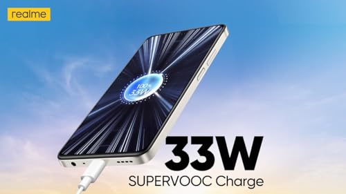 Image of Original Realme SUPERVOOC Dart 33W Power Adapter for Supervooc Charger Compatible with Realme GT 7 Pro, GT 6, GT 6T, 13, 13 Pro,13 Plus,13 Pro Plus, 12 Pro, 12X, Narzo 70 Charging with High-Speed