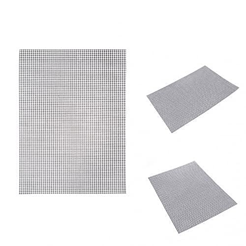 Alfombrilla reutilizable para barbacoa antiadherente de alta temperatura, alfombrillas de malla para hornear para parrilla de verduras, peces, fajitas, camarones, uso en gas, carbón, barbacoa