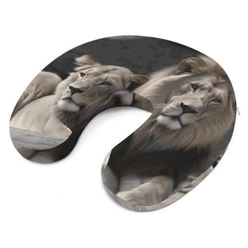 Almohada de viaje U-shaped espuma memory 30 cm miniatura 6