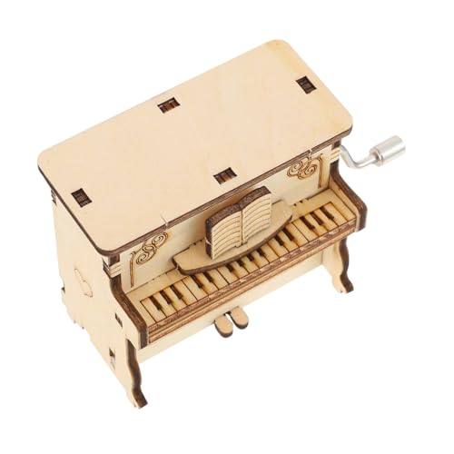 Beaupretty Puzzle en Bois Piano 3D à Assembler Soi-même, Jouet Éducatif pour Garçon Et Filles, Modèle Décoratif Écologique, Loisirs Créatifs, Présent De Noël