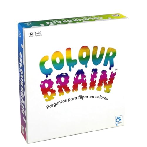 Mercurio - Colour Brain - Divertido Juego de Preguntas con Cartas - para Jugar en Equipos o Individualmente - hasta 20 Jugadores - para Reuniones Familiares y de Amigos - A Partir de 14 Años