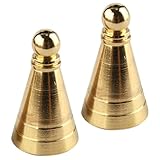BIUDECO Messing Tower Räucherkegelform 2 Stück Kegelförmige Selbstgemacht Form für Räucherkerzen Herstellung und Haushaltsdekoration