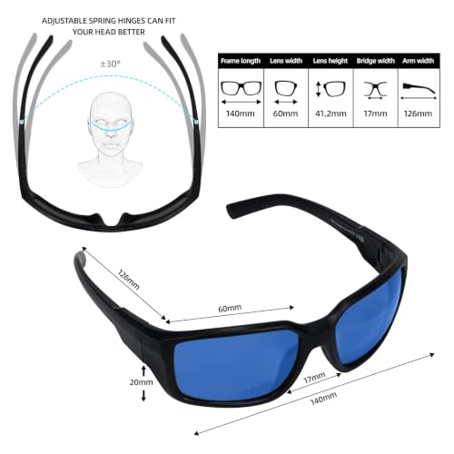 Image of Polarized Corning Glass Sunglasses for Outdoor Sports | HD Polarized Vision | Durable Scratch & Corrosion Resistant Lenses | UV400 | Driving, Fishing & Outdoor