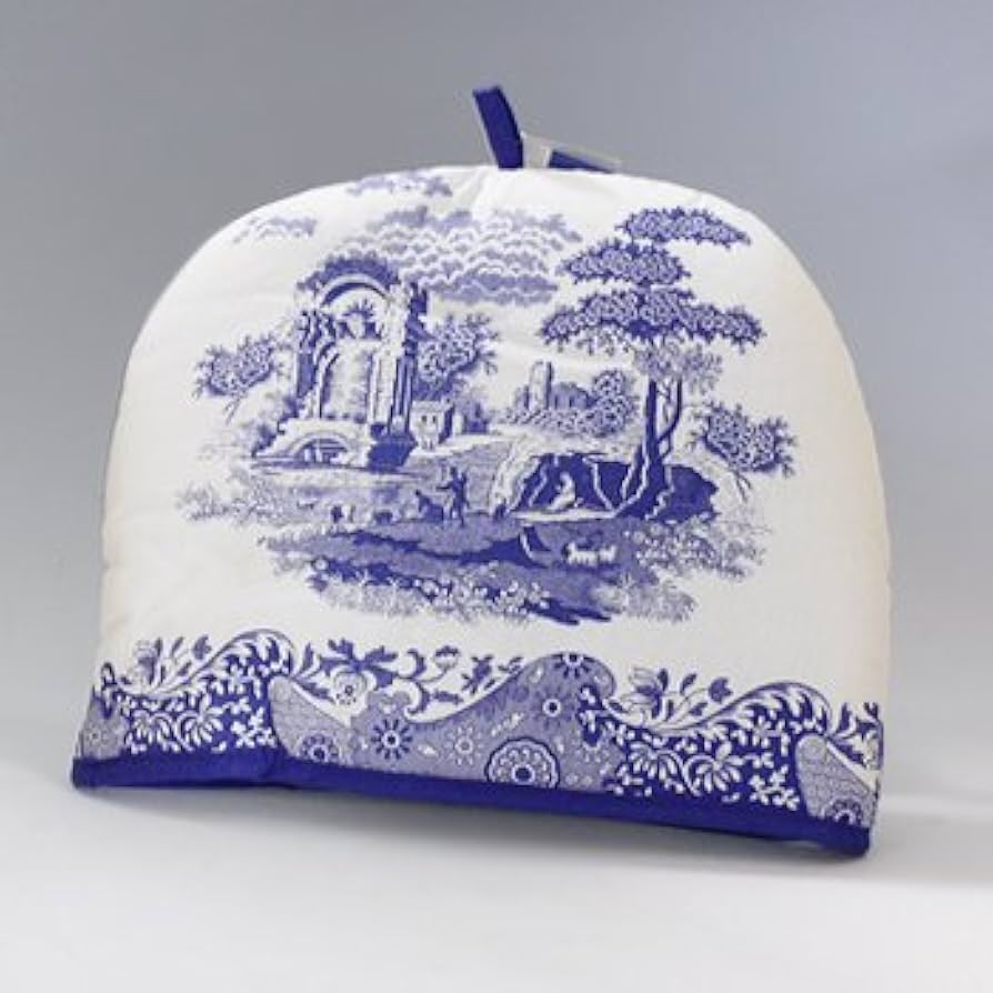 スポード ブルーイタリアン ティーコジー 未使用◇SPODE