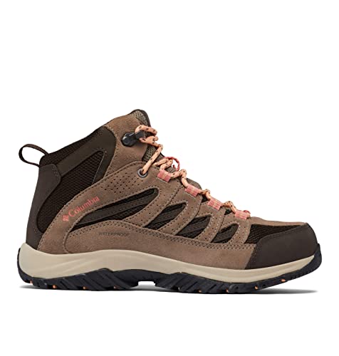 Columbia Womens Crestwood Mid Waterproof, Cordovan/Mud, 5 Wide by Columbia - Used condition - Image 3