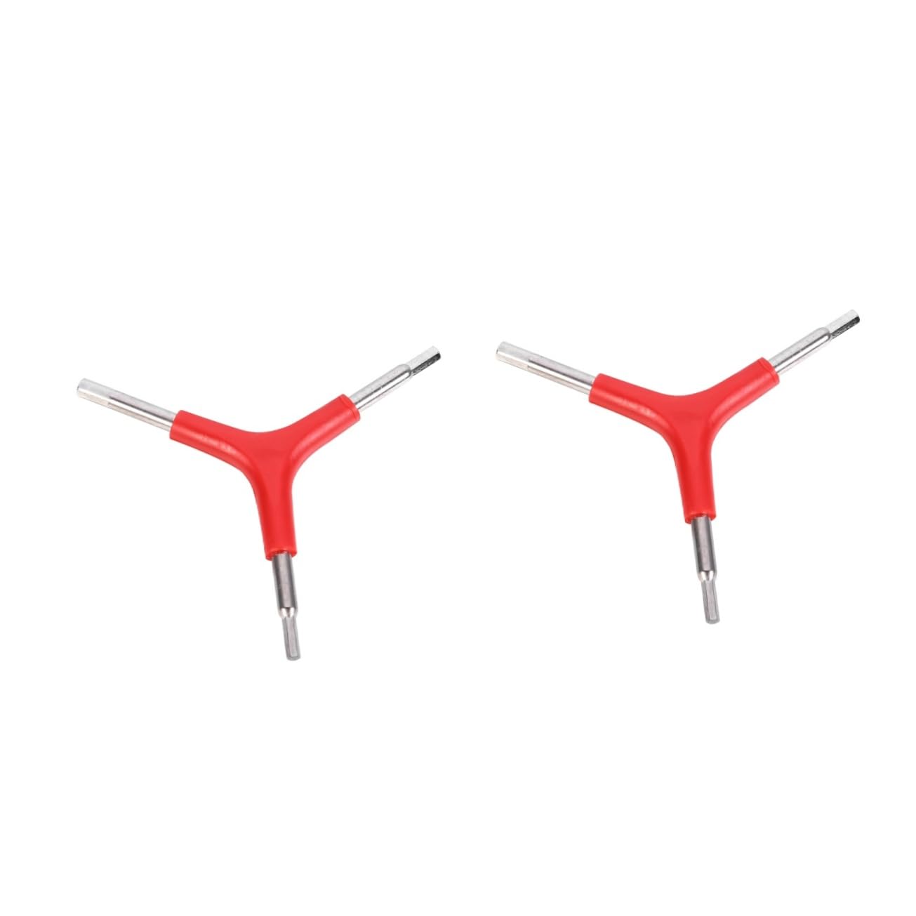 BESPORTBLE 2pcs Portable Y-Shaped Bike Repair Wrench Way Spanner for Mountain Bicycle Maintenance Durable Chrome-Plated Essential Cycling Tool for Easy Repairs