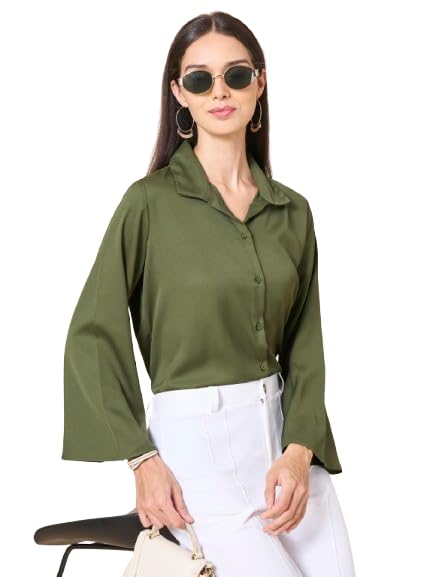 Image of Style Quotient Women Solid Regular Fit Shirt