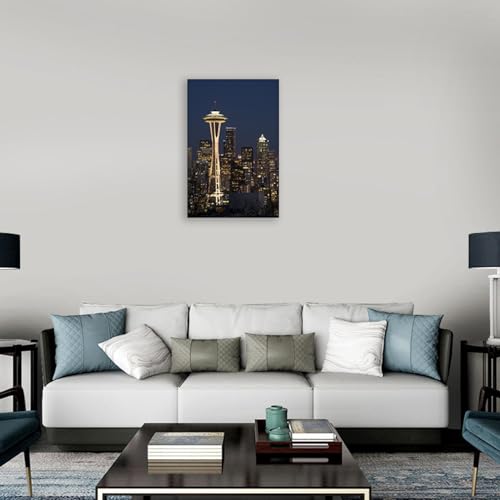 Tableau New York moderne 50x75cm avec cadre intérieur pour déco de chambre