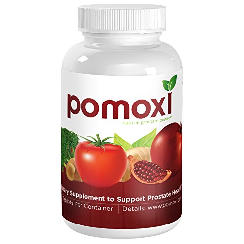 Pomoxi Prostate Health Supplement for Men, 11 Ingredient Natural Blend with Green Tea, Pomegranate, Broccoli, Turmeric, Antioxidant Support, 90 Tablets