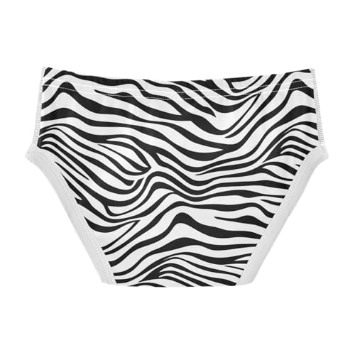 ODAWA Stripe Black White Soft Cotton Toddler Underwear Tagless 2T Boys Underwear2