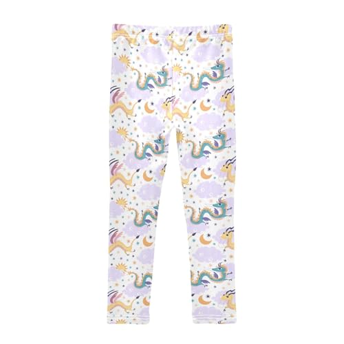 Girls Leggings Cute Chinese Dragon Toddler Girls Clothes Leggings for Girls Toddler Girls Leggings 3-4T2