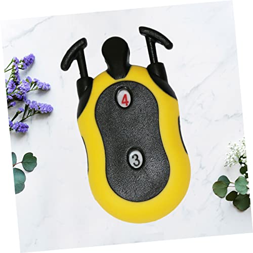 Contador de puntuación mini compacto para golf, sin baterías, para dos jugadores, color surtido, práctico para bolsillo miniatura 2