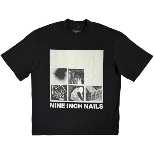 Nine Inch Nails Unisex Amazon Music ‘Side B’ T-Shirt, Black, XL UK