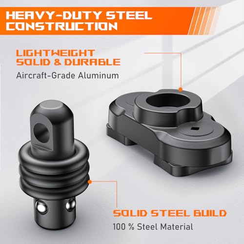 Image of QD Sling Swivel Stud for QD Sling Mount, Heavy Duty Steel Quick Detach Sling with Button