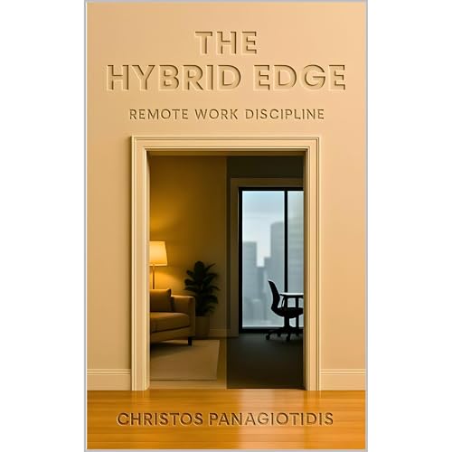 THE HYBRID EDGE Remote Work Discipline Audiolibro Por Christos Panagiotidis arte de portada