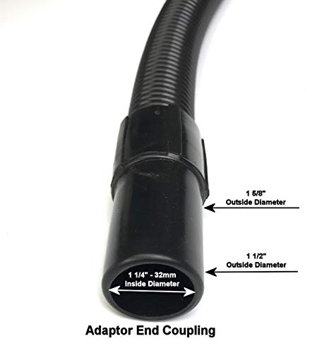 Premium Attachment Tool Kit With 6 1/2 Foot Extension Hose, Dust Brush, Crevice Tool, 2 Wands And Upholstery Tool For Many Brand Names Including Riccar, Simplicity, Eureka Mighty Mite #TOP4