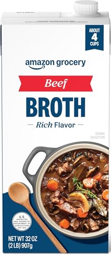 Amazon Grocery, Beef Broth, 32 Oz