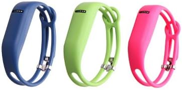 I-SMILE 3PCS Replacement Bands with Metal Clasps for Fitbit Flex, Set of 3 with 2 Piece Silicon Fastener Ring