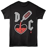 American Classics Dashboard Confessional T Shirt for Men & Women Liquid Heart Black Graphic Crew Neck, Short Sleeve Tee