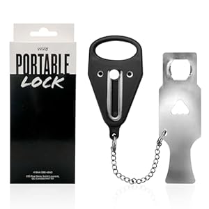 VViViD Portable Door Lock for Extra Protection and Privacy in Hotels, Motels, Apartment and Home, Perfect for Traveling