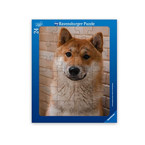 Preisvergleich Produktbild Ravensburger Fotopuzzle 24 oder 72 Teile: Fotogeschenke zum Selbstgestalten - Rahmenpuzzle mit eigenem Bild - personalisierte Geschenke für Kinder ab 3 Jahren (24 Teile in blauem Rahmen - Hochformat)