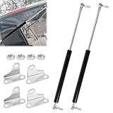 Ulluthu 2 Pz Molla a Gas, 380 mm 200 N Ammortizzatori A Gas Universale Regolabile Pesante Tipo L Pistone a Gas Braccetto Ammortizzatore per Cerniera di Mobili da Cucina per Porte di Credenza Utensili