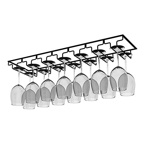 AcornFort W-605 Porte-verres à vin à suspendre pour 14 tasses en métal Noir Cover