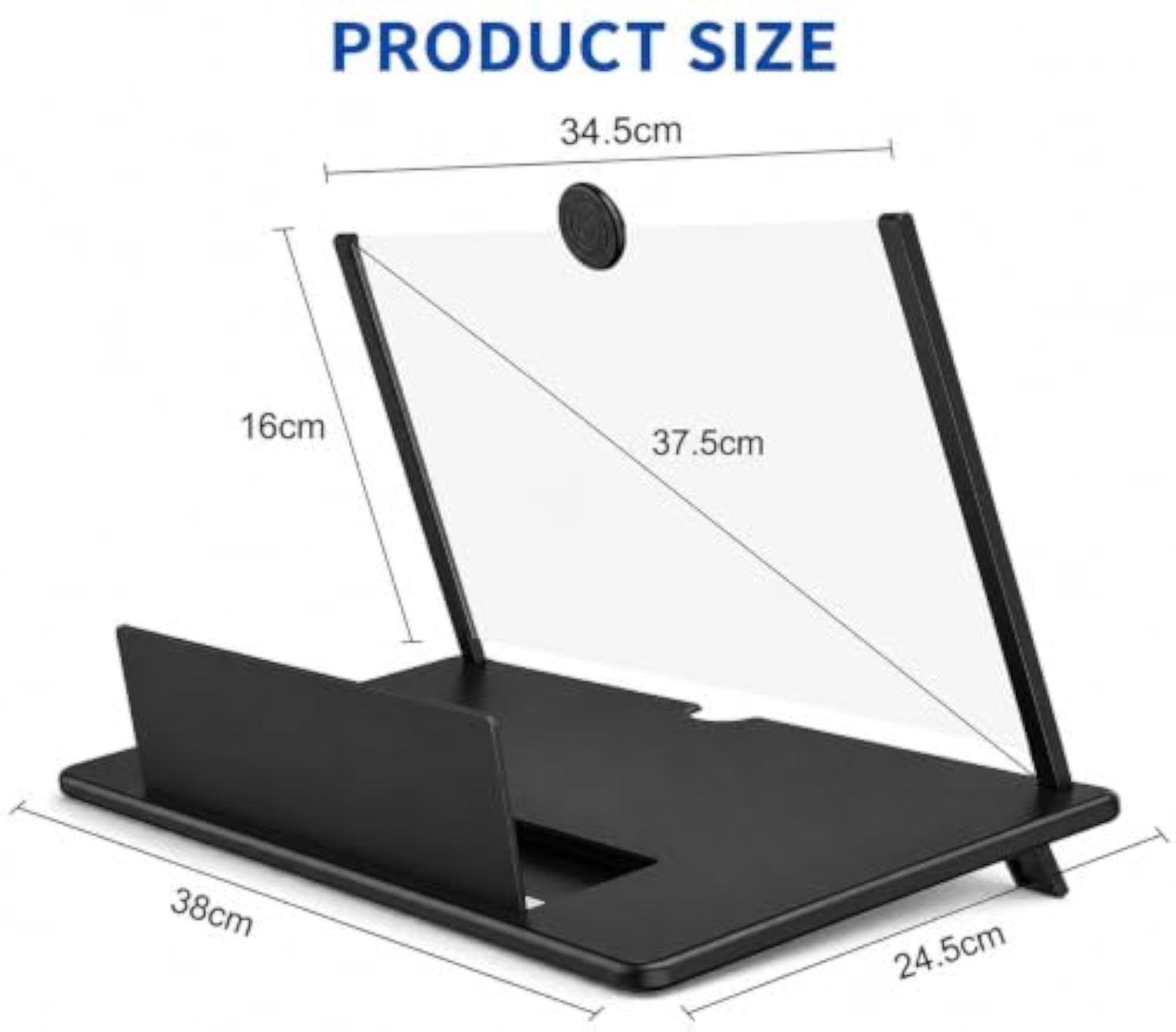3D HD Screen Magnifier & Phone Holder, Eye Protection