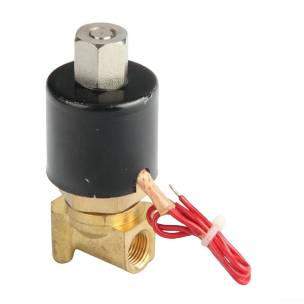 Électrovanne laiton G1/4 220V évite blocage eau air huile maison