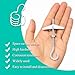 Hook Toggle Heavy Duty 1/5 Inch Toggle Bolts Set - 16 Packs Swag Hooks for Hanging Plants, Ceiling Anchor Hooks & Drywall Ceiling Hook Bolts Kit with Screws, Wing Nuts & Washers
