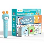 alilo Learning Educational Toys for Toddlers 3-4-5-6, Interactive Reading Pen Set for Kids, with 3 Learn to Read Book, 100 Talking Flash Cards, 540 Recording Stickers, Music Card