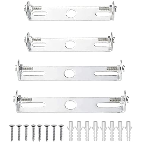 4PCS Ceiling Fixture Light Fixture Bracket,9cm/10.5cm Ceiling Fixture Light Fixture Pendant Bracket with Screws for Home Office Cover