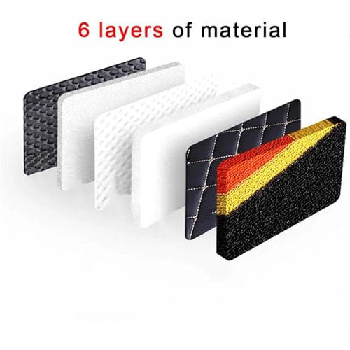 Tapis de sol Citroën DS7 Crossback noir luxe double couche sur mesure